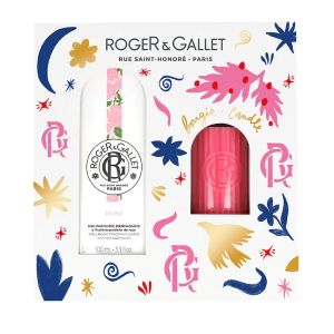 Roger Gallet Coffret Noël Eau Parfumée + Bougie Rose - Pharmacie Agnès Praden à Alès
