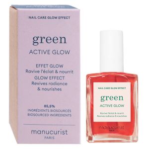 Manucurist Active Glow Raspberry Vernis Soin - 15ml - Pharmacie Agnès Praden à Alès