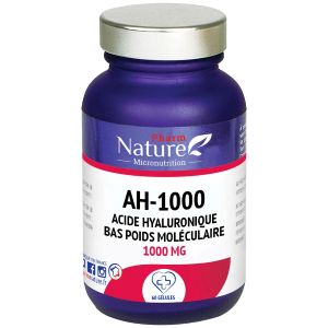 Kersiens Micronutrition AH-1000 Acide Hyaluronique 1000mg 60 Gélules - Pharmacie Agnès Praden à Alès