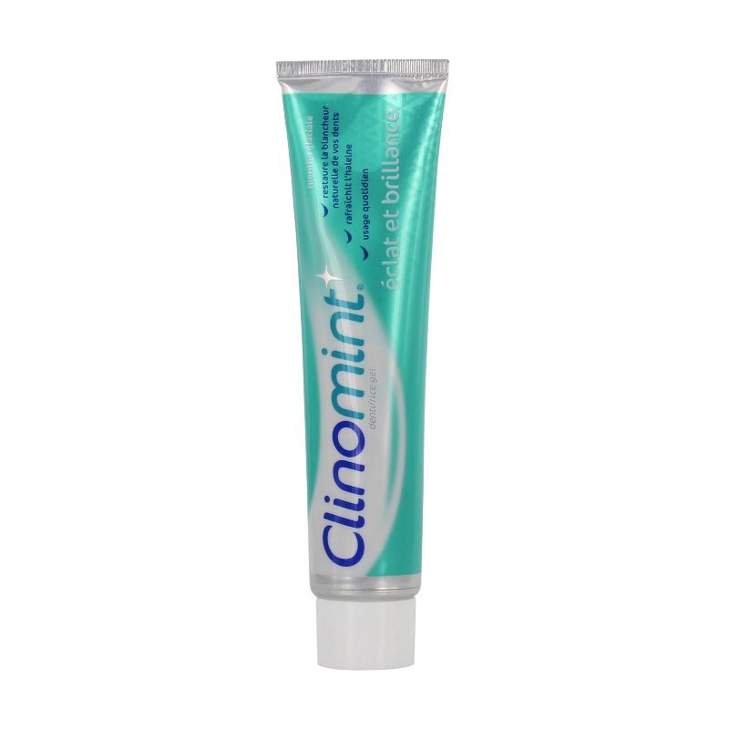 Clinomint Eclat Gel Dentifrice Anti Tache 75 ml - Pharmacie Agnès Praden à Alès