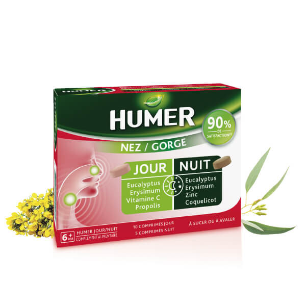 Humer Jour et nuit 15 comprimés - Pharmacie Agnès Praden à Alès