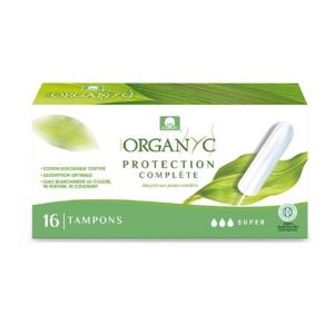 Organyc Tampons Compact Sans Applicateur 16 Tampons Super - Pharmacie Agnès Praden à Alès