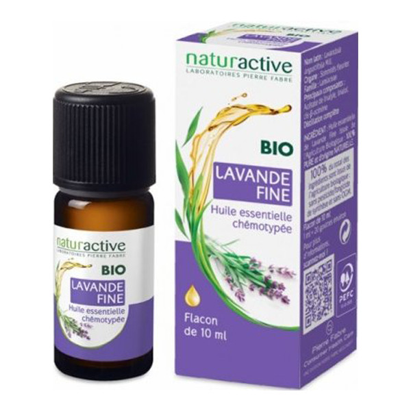 Naturactive lavande fine huile essentielle bio 10ml - Pharmacie Agnès Praden à Alès