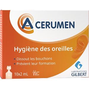 Gilbert A-Cerumen Hygiène Des Oreilles 10 x 2 ml - Pharmacie Agnès Praden à Alès