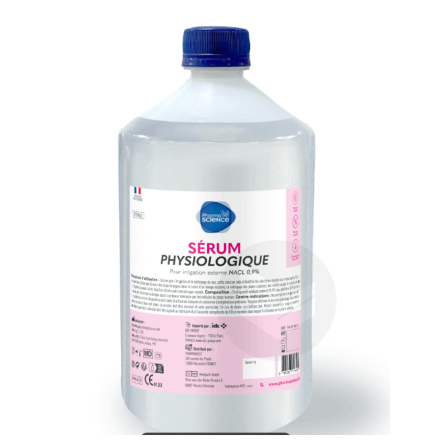 Sérum Physiologique 1L  - Pharmacie Agnès Praden à Alès
