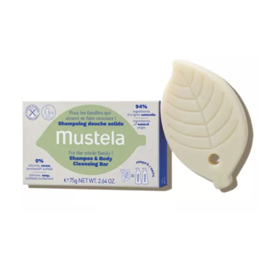Mustela Shampoing Douche Solide 75 g - Pharmacie Agnès Praden à Alès