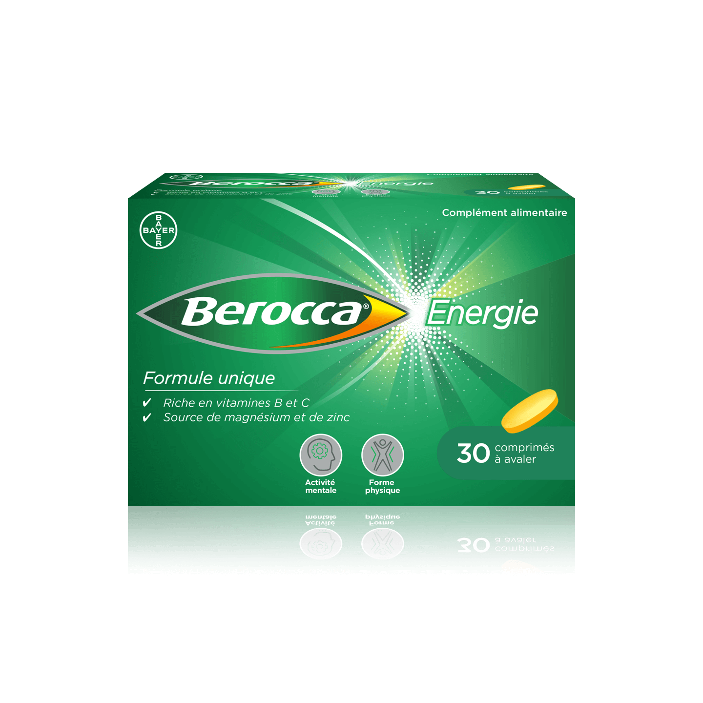 Berocca énergie 30 comprimés pelliculés - Pharmacie Agnès Praden à Alès