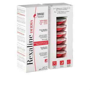 Rexaline Masque Hydratant Nuit Derma 3 ml x 6 Peau sensible - Pharmacie Agnès Praden à Alès