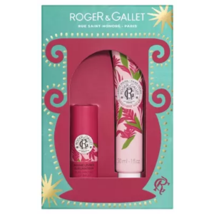 Roger & Gallet  Coffret Gingembre Rouge Crème Mains 30 ml + Baume Lèvres - Pharmacie Agnès Praden à Alès