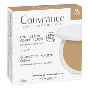 Avène Couvrance Fond de Teint Compact Crème 1.1 Naturel - Pharmacie Agnès Praden à Alès