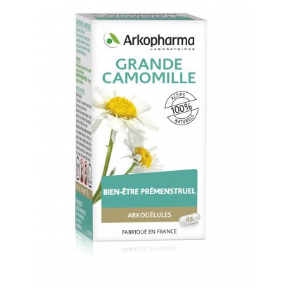 Arkopharma Arkogélules Grande Camomille BIO 45 gélules - Pharmacie Agnès Praden à Alès