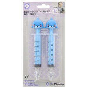 L2N Pharma Seringues Lavage Nasale Dauphin x2 - Pharmacie Agnès Praden à Alès