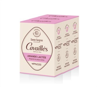 Cavaillès Savon Surgras Amande Lactée 3 x 200g - Pharmacie Agnès Praden à Alès