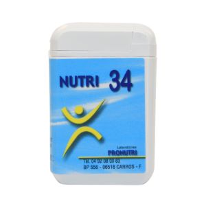 Pronutri Nutri 34 Gouverneur 60 Comprimés - Pharmacie Agnès Praden à Alès