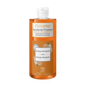 Florame Gel Douche De Provence Orange Mandarine 1 L - Pharmacie Agnès Praden à Alès