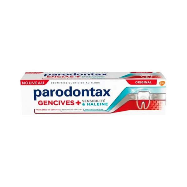 Parodontax Dentifirce  Gencives+Sensibilité&Haleine-  Fraîcheur Intense 75ml - Pharmacie Agnès Praden à Alès