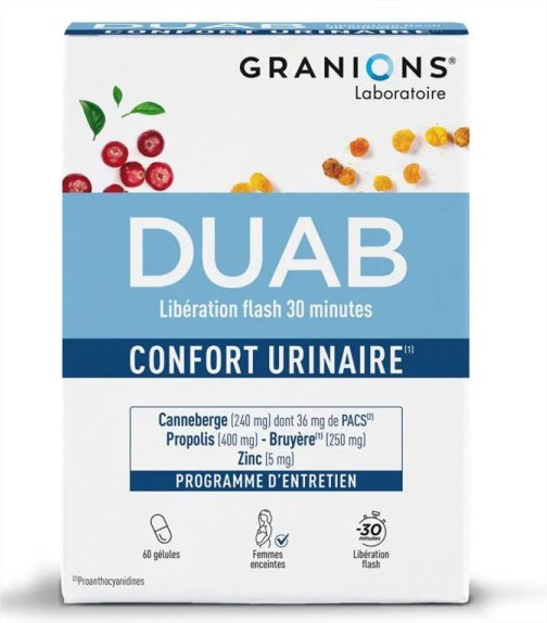 Laboratoire des Granions duab 60 gélules 33,5g - Pharmacie Agnès Praden à Alès