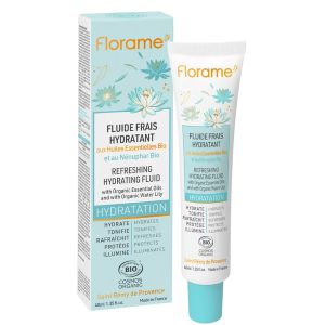 Florame Fluide Frais Hydratant BIO - 40 ml - Pharmacie Agnès Praden à Alès