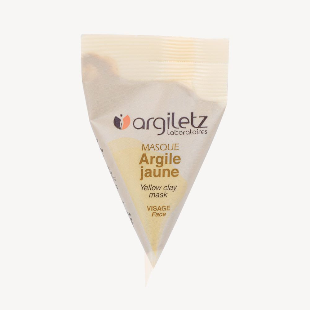 Argiletz Masque Argile Jaune Berlingot 15 ml - Pharmacie Agnès Praden à Alès