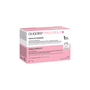 Oligobs Procréa F+ Fertilité Féminine 30 Sachets - Pharmacie Agnès Praden à Alès