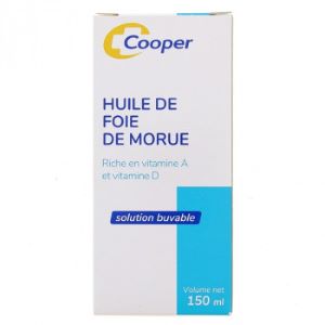 Cooper Huile De Foie De Morue 150ml  - Pharmacie Agnès Praden à Alès