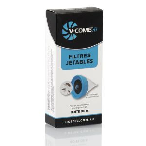 Licetec V-Comb Filtre de Capture A1 & Supra 6 Filtres - Pharmacie Agnès Praden à Alès