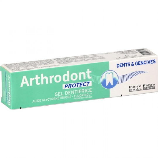 Arthrodont protect gel dentifrice fluoré 75ml - Pharmacie Agnès Praden à Alès