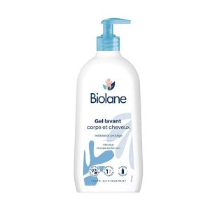 Biolane Expert Gel Lavant Corps et Cheveux Bio 750ml - Pharmacie Agnès Praden à Alès