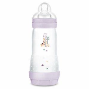 Mam Biberon 320 ml Lilas Tétine Débit 3 - Pharmacie Agnès Praden à Alès