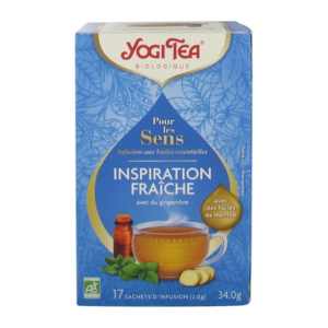 Yogi Tea Infusion Inspiration Fraiche 17 sachets - Pharmacie Agnès Praden à Alès