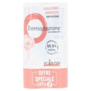 Boiron Dermoplasmine Stick Lèvres Hydratant au Calendula 2x4 g - Pharmacie Agnès Praden à Alès