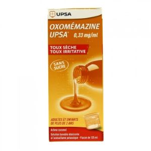 Upsa Oxomémazine Sirop Toux Sèche Sans Sucre 200ml - Pharmacie Agnès Praden à Alès