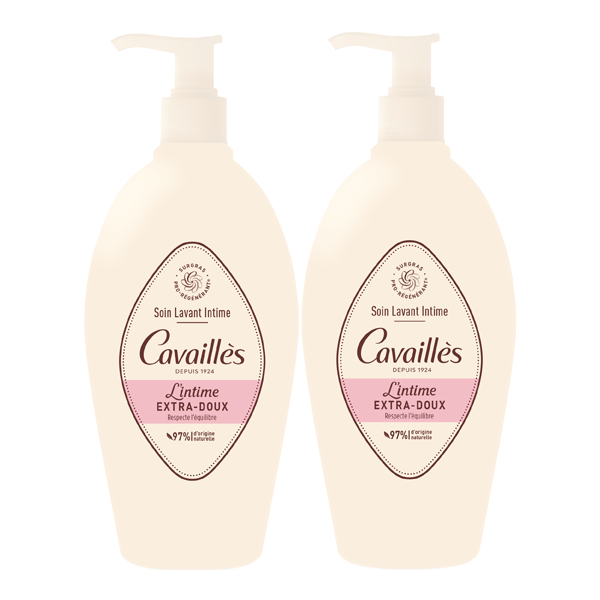 Cavaillès Soin lavant Intime Extra-Doux 2 x 250ml - Pharmacie Agnès Praden à Alès