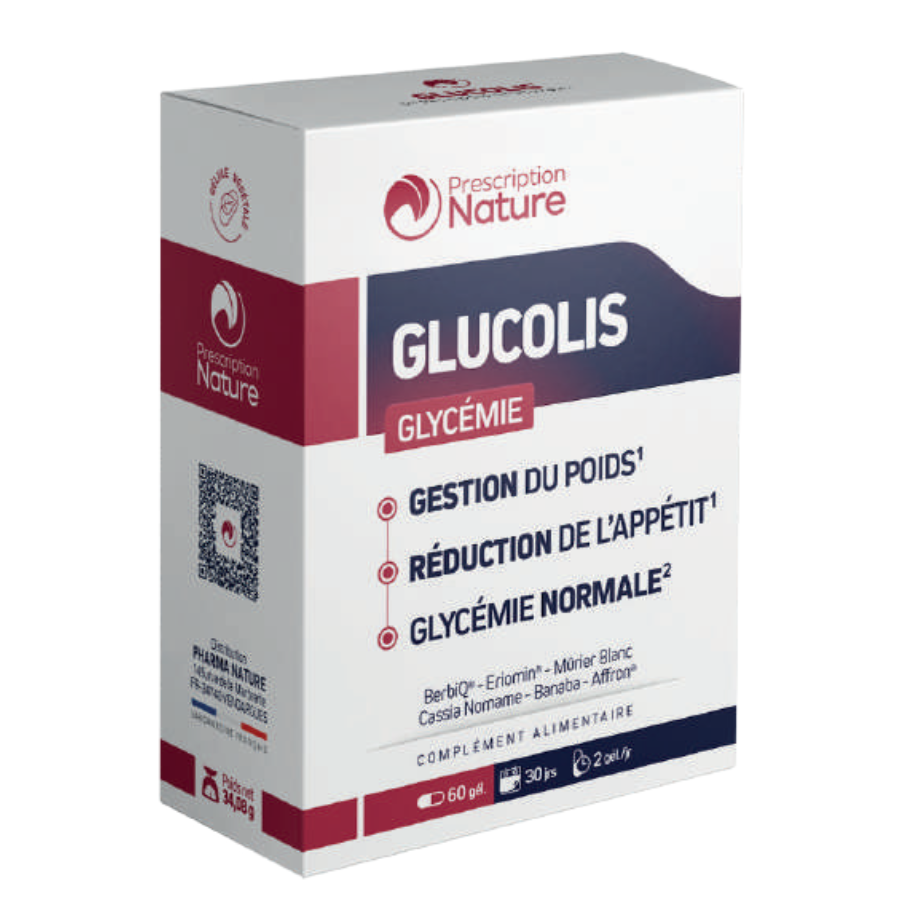 Prescription Nature Glucolis 60 Gélules  - Pharmacie Agnès Praden à Alès