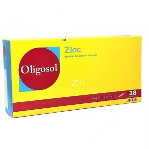 Laboratoire des Granions Oligosol Zinc 28 Ampoules 2 ml - Pharmacie Agnès Praden à Alès