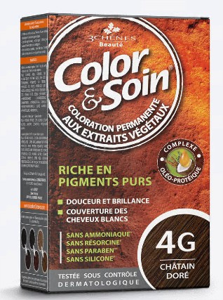 Les 3 Chênes Color & Soin 4G Châtain Doré 135ml - Pharmacie Agnès Praden à Alès