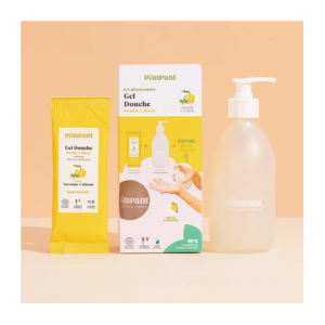 Pimpant Kit Découverte Gel Douche Verveine Citron : 1 Flacon pompe + 1 Stick 25g - Pharmacie Agnès Praden à Alès