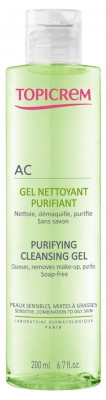 Topicrem AC Gel Nettoyant Purifiant 200 ml - Pharmacie Agnès Praden à Alès