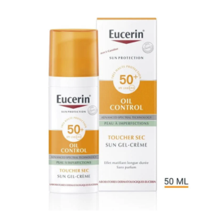  Eucerin Sun Protection Oil Control Gel-Crème SPF50+ 50 ml - Pharmacie Agnès Praden à Alès