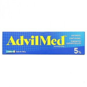 Gsk Advil 5% Gel 100g - Pharmacie Agnès Praden à Alès