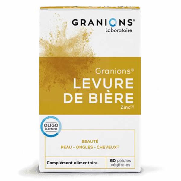 Laboratoire des Granions levure de bière 60 gélules 39g - Pharmacie Agnès Praden à Alès