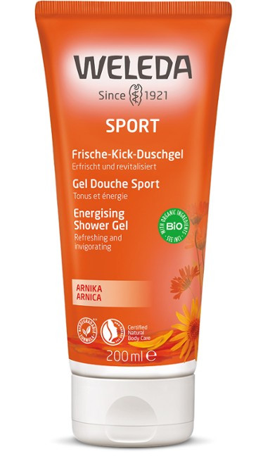 Weleda Gel douche sport à l'arnica 200 ml - Pharmacie Agnès Praden à Alès
