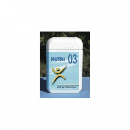 Nutri 03 Cheveux 60 cprs - Pharmacie Agnès Praden à Alès