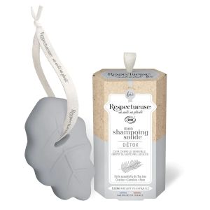 Respectueuse Shampoing Solide Détox Bio Parfum Naturel de Tea Tree 75g - Pharmacie Agnès Praden à Alès