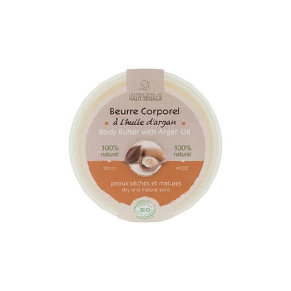 Haut-Ségala Beurre Corporel à l'Huile d'Argan Bio 120 ml - Pharmacie Agnès Praden à Alès
