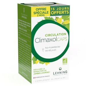Lehning Circulation Climaxolcaps 120 Gélules - Pharmacie Agnès Praden à Alès