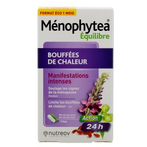 Nutreov Ménophytea Bouffées De Chaleur 120 Gélules - Pharmacie Agnès Praden à Alès