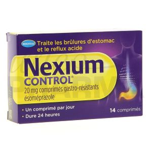Pfizer Nexium Contrôle Maux d'Estomac 20mg 14 Comprimés - Pharmacie Agnès Praden à Alès