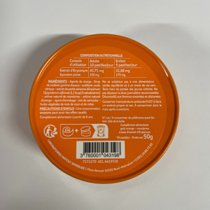 Euphoneo Orange Mandarine 50 pastilles à sucer  - Pharmacie Agnès Praden à Alès