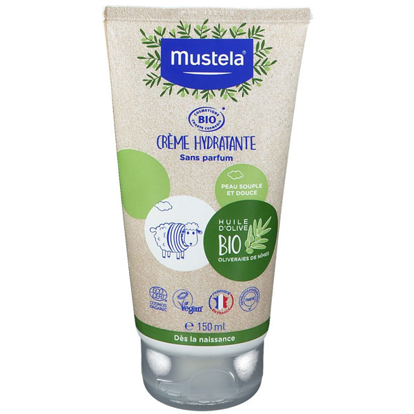 Mustela crème hydratante certifiée bio 150ml - Pharmacie Agnès Praden à Alès